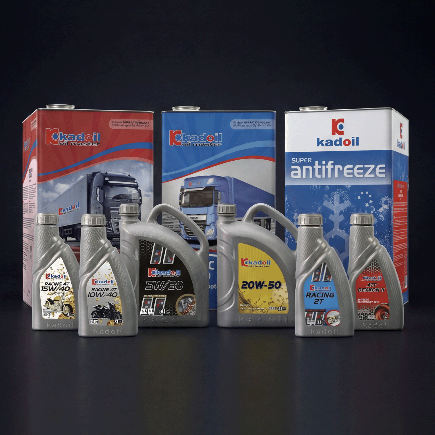 We are also at your service with our lubricating oils.